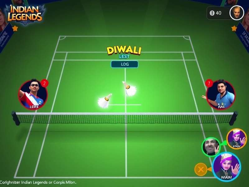Indian Badminton Legends Gameplay Screenshot